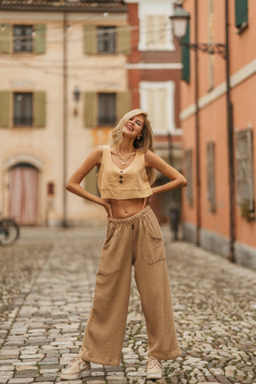 Pantalon tricoté
