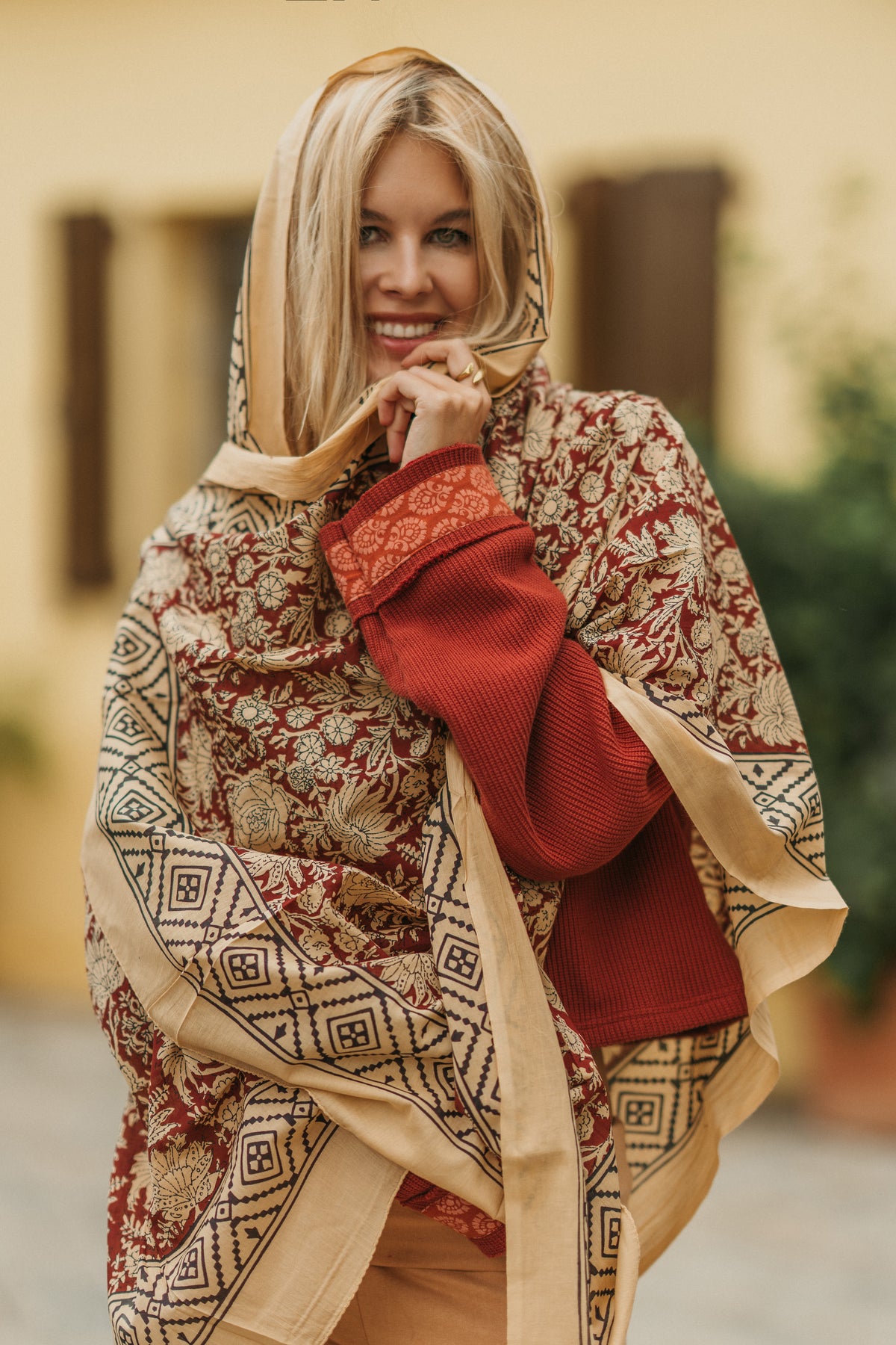 Foulard block print