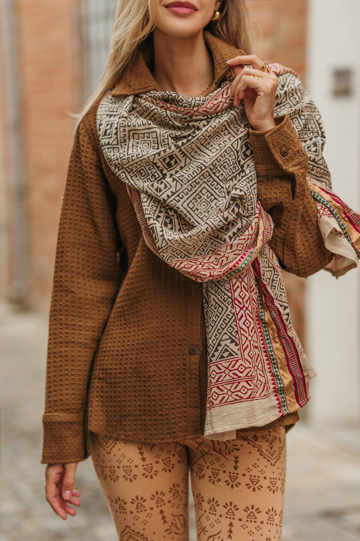 Foulard block print