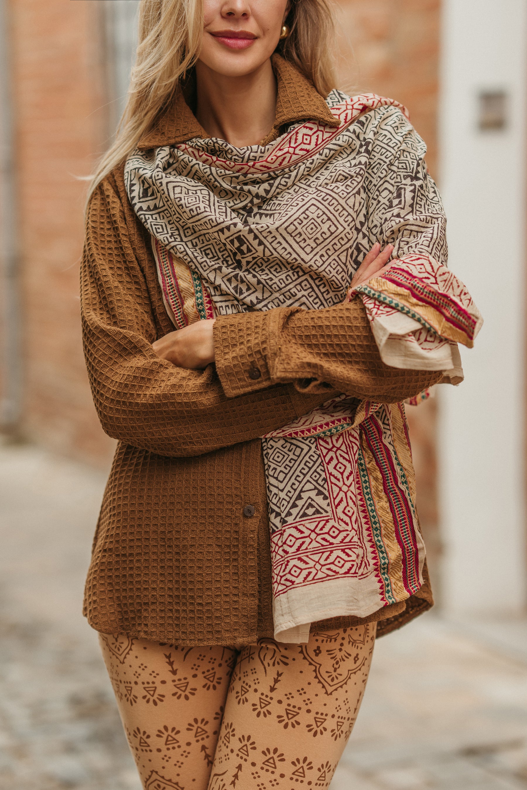 Foulard block print