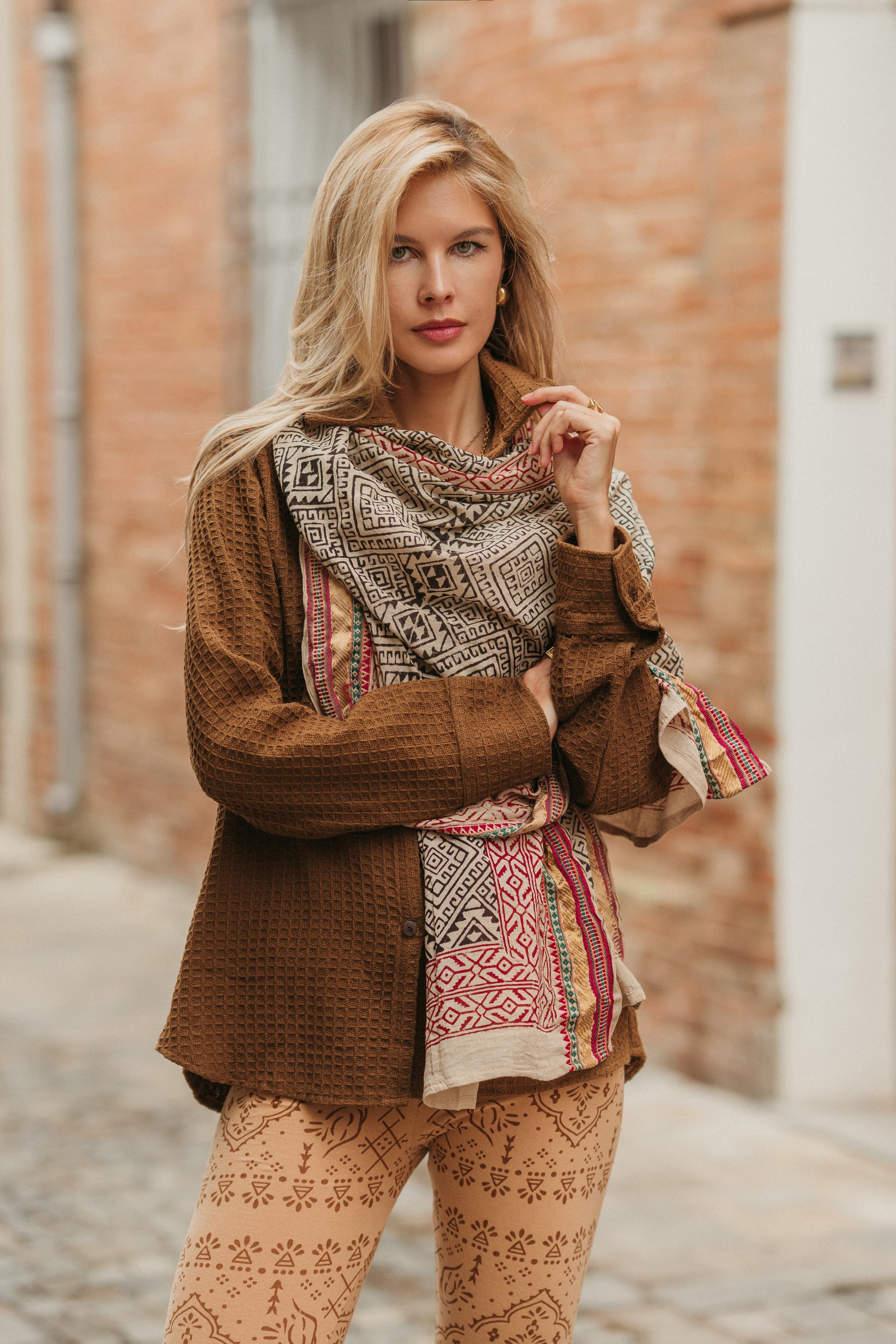 Foulard block print