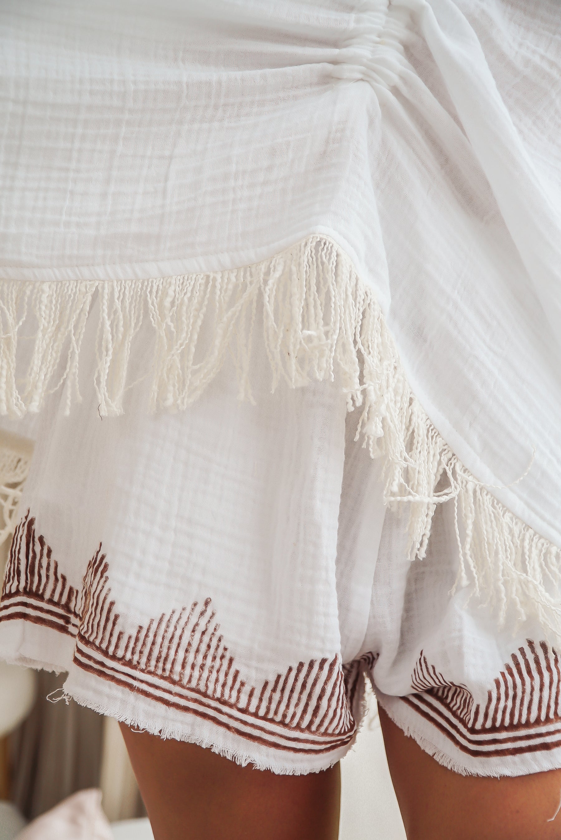 Short gaze de coton bio