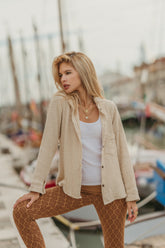 Chemise nid d'abeille