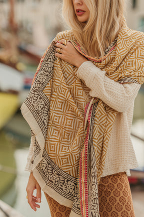 Foulard block print