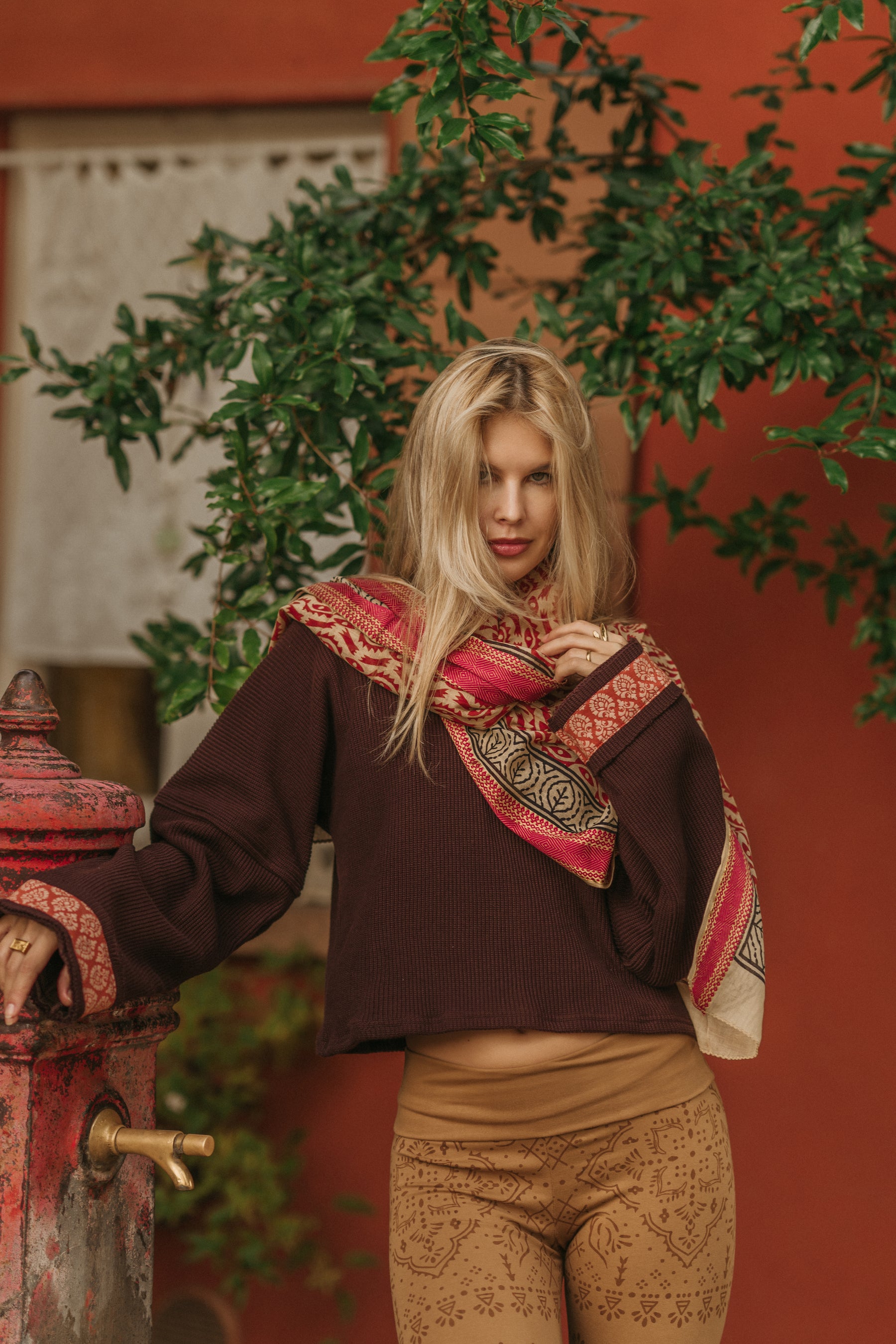 Foulard block print