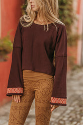 Pull en coton tricoté