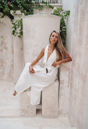 Robe gaze de coton boho