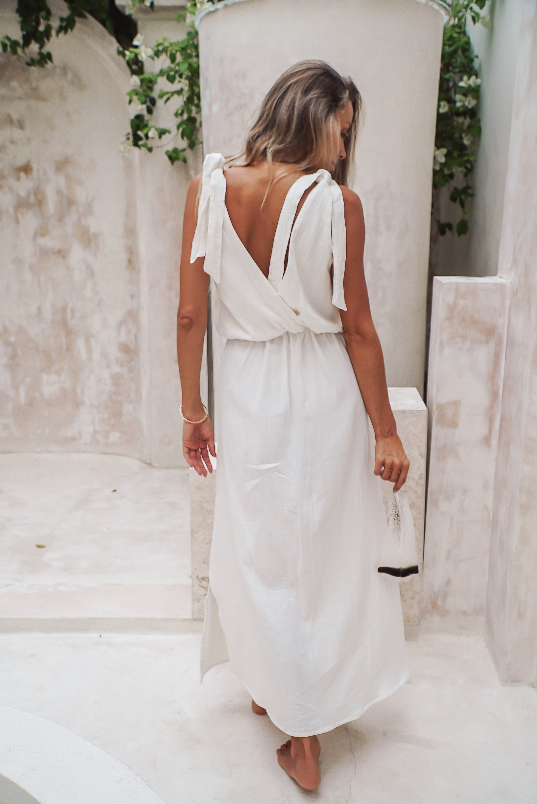 Robe gaze de coton boho