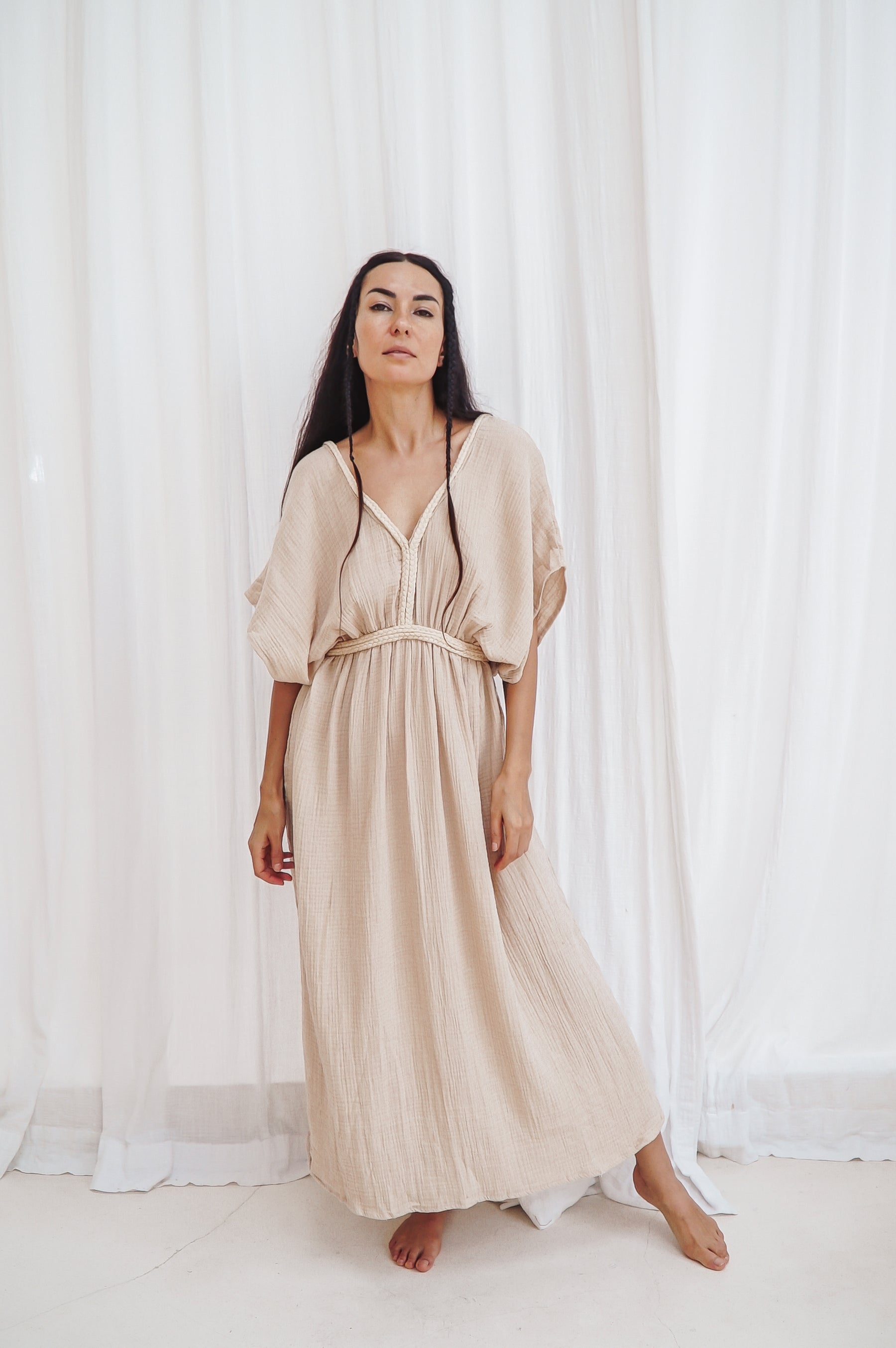 Organic cotton goddess dress