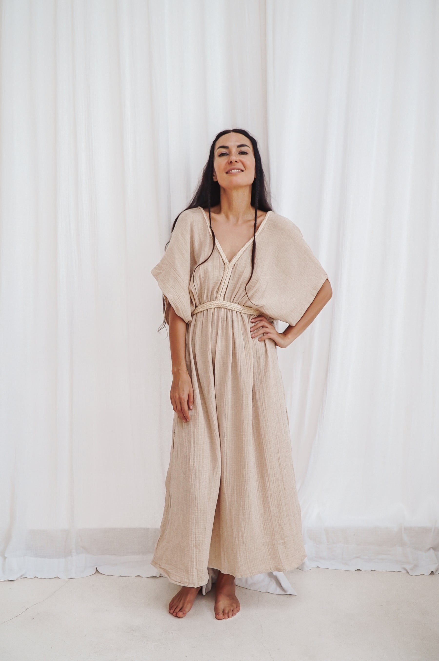 Organic cotton goddess dress