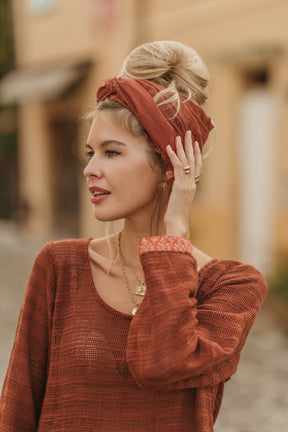 Foulard gaze de coton