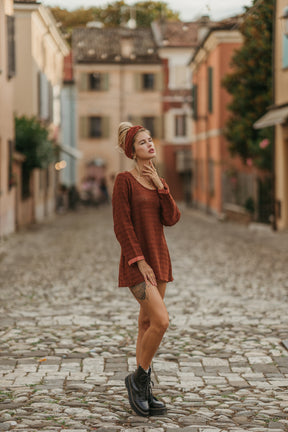 Robe manche longue