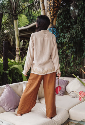 Chemise gaze de coton bio