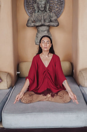 Poncho gaze de coton