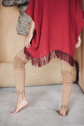 Poncho gaze de coton