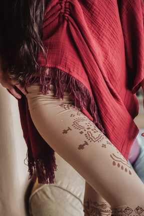 Poncho gaze de coton