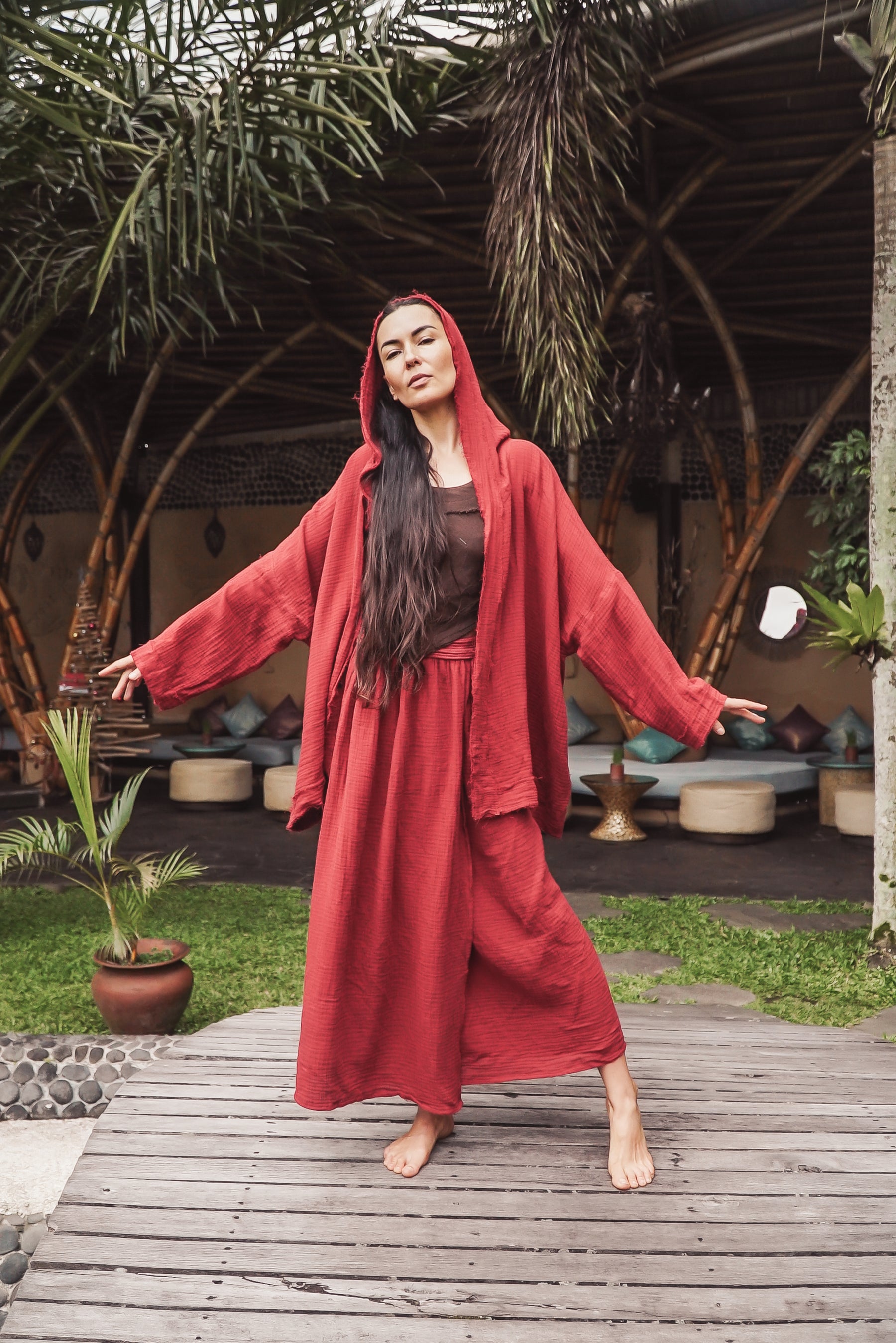 Kimono gaze de coton bio