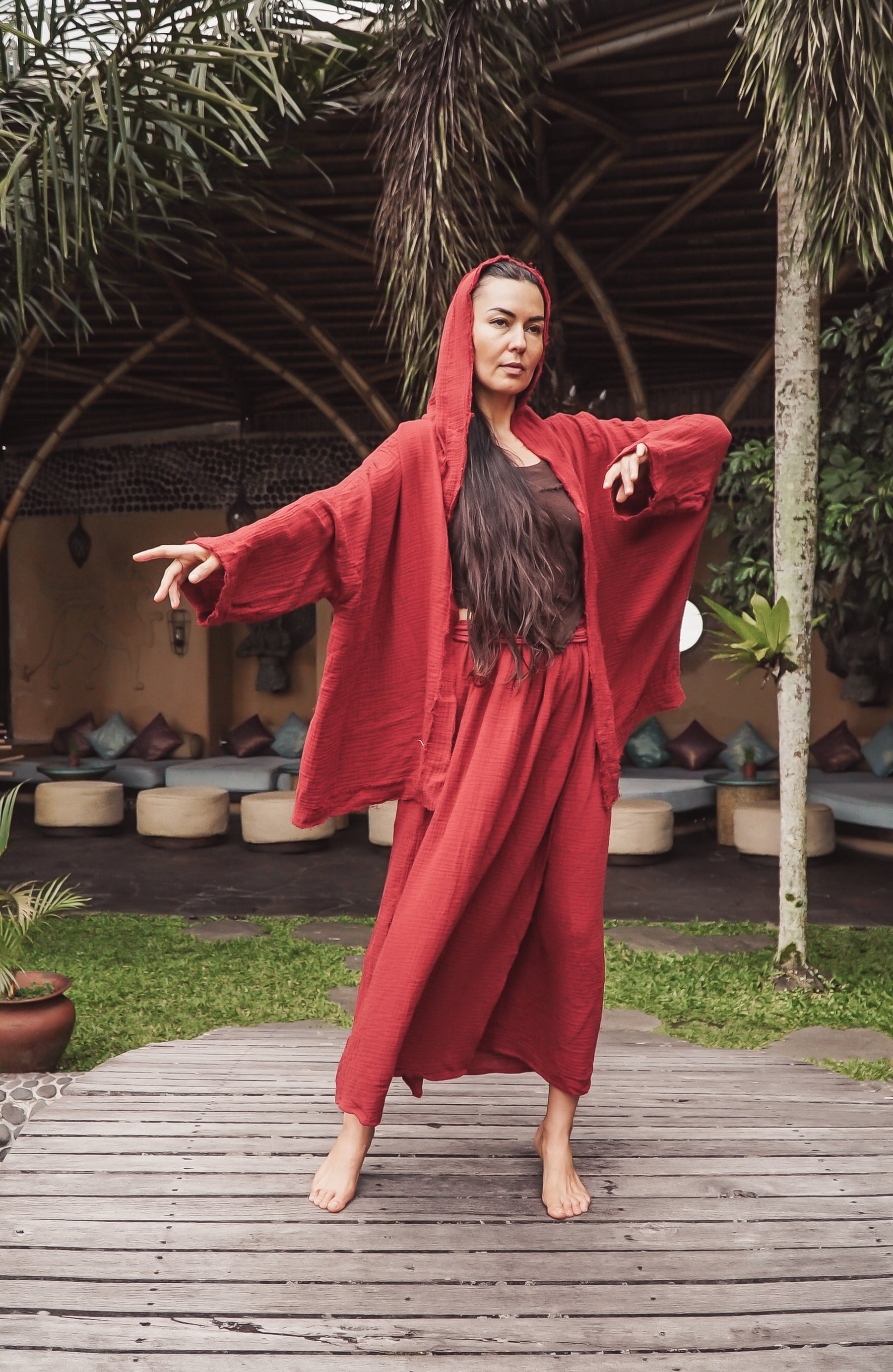 Kimono gaze de coton bio