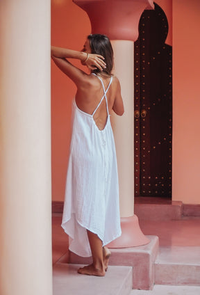 Salopette gaze de coton bio