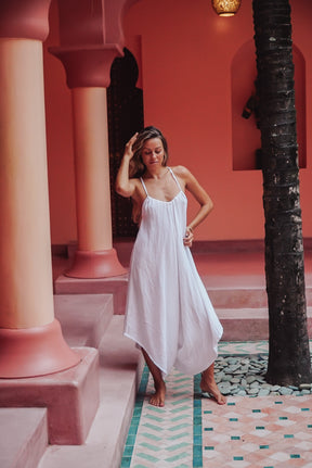 Salopette gaze de coton bio