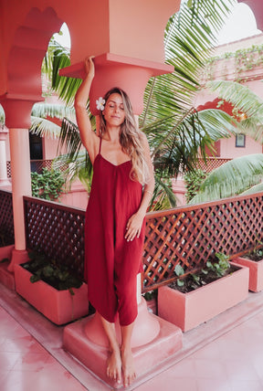 Salopette gaze de coton bio