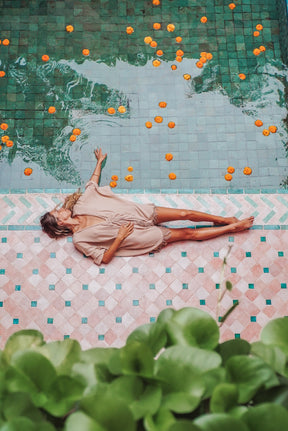 Poncho gaze de coton