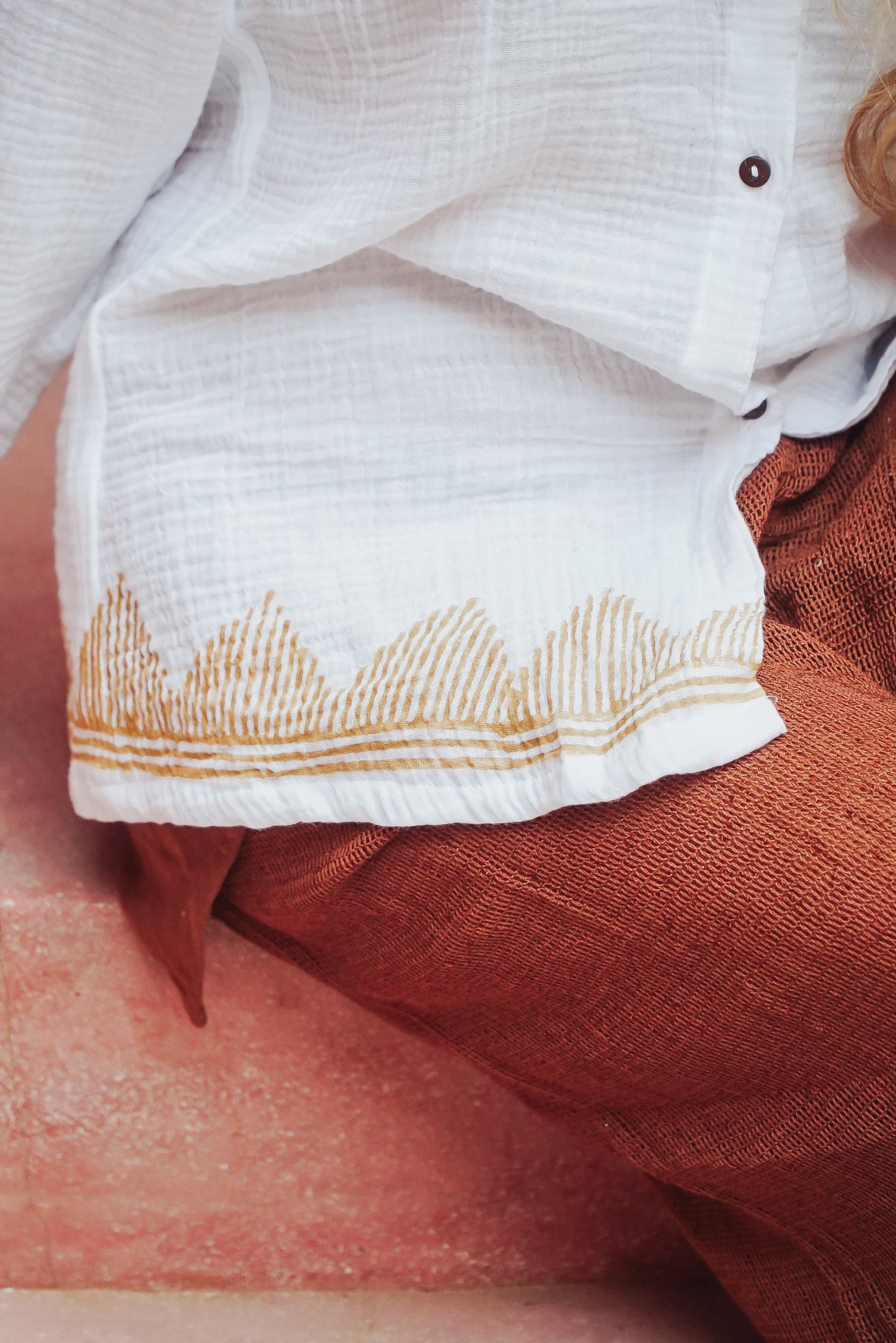 Chemise gaze de coton bio