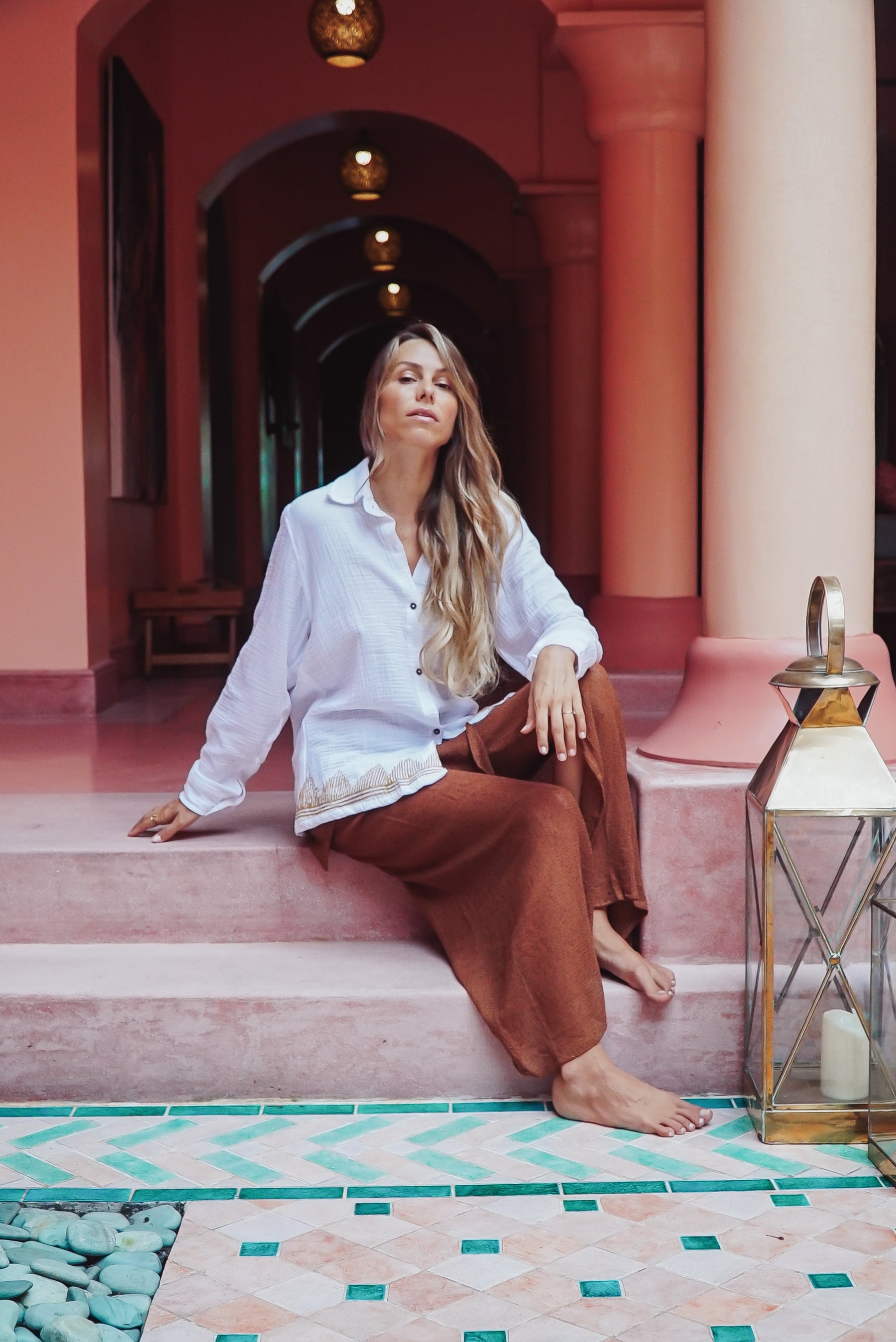 Chemise gaze de coton bio