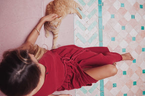 Jupe longue porte feuille