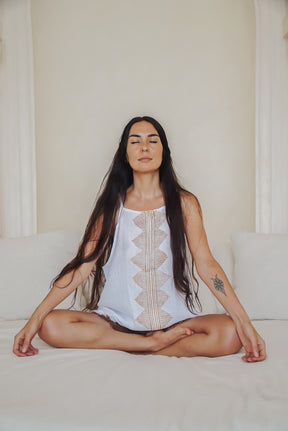 Top gaze de coton bio