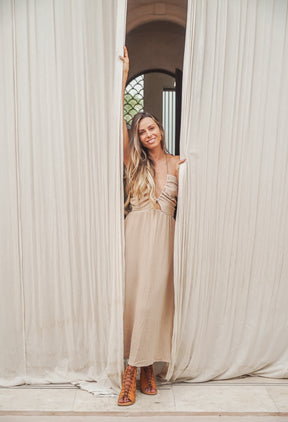 Robe longue coton bio