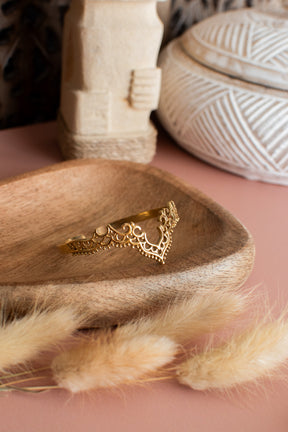 Engraved bangle