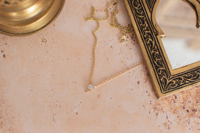Chaine pendentif pierre de lune