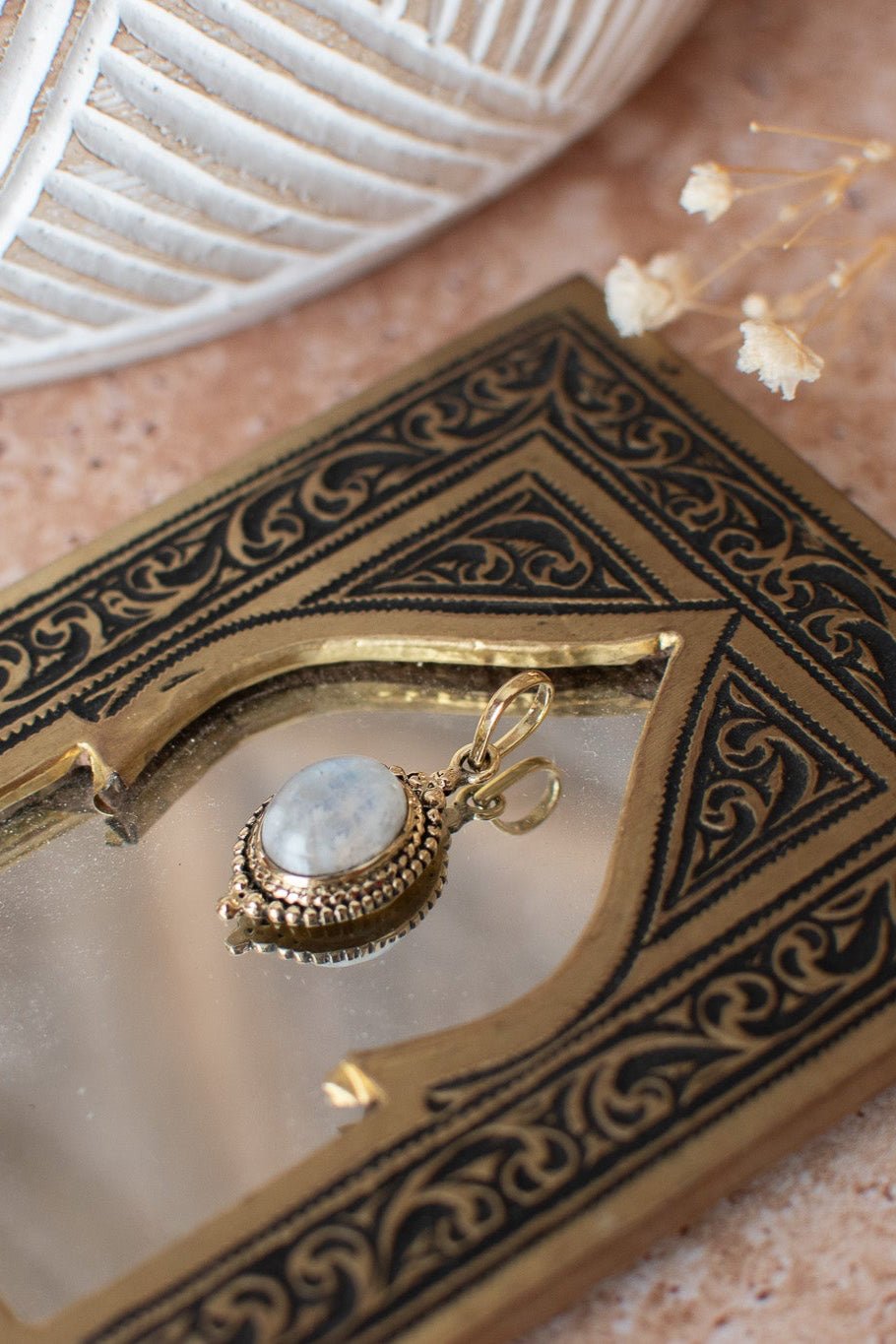 Pendentif pierre de lune