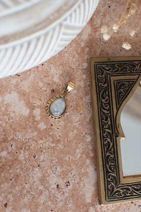 Pendentif pierre de lune