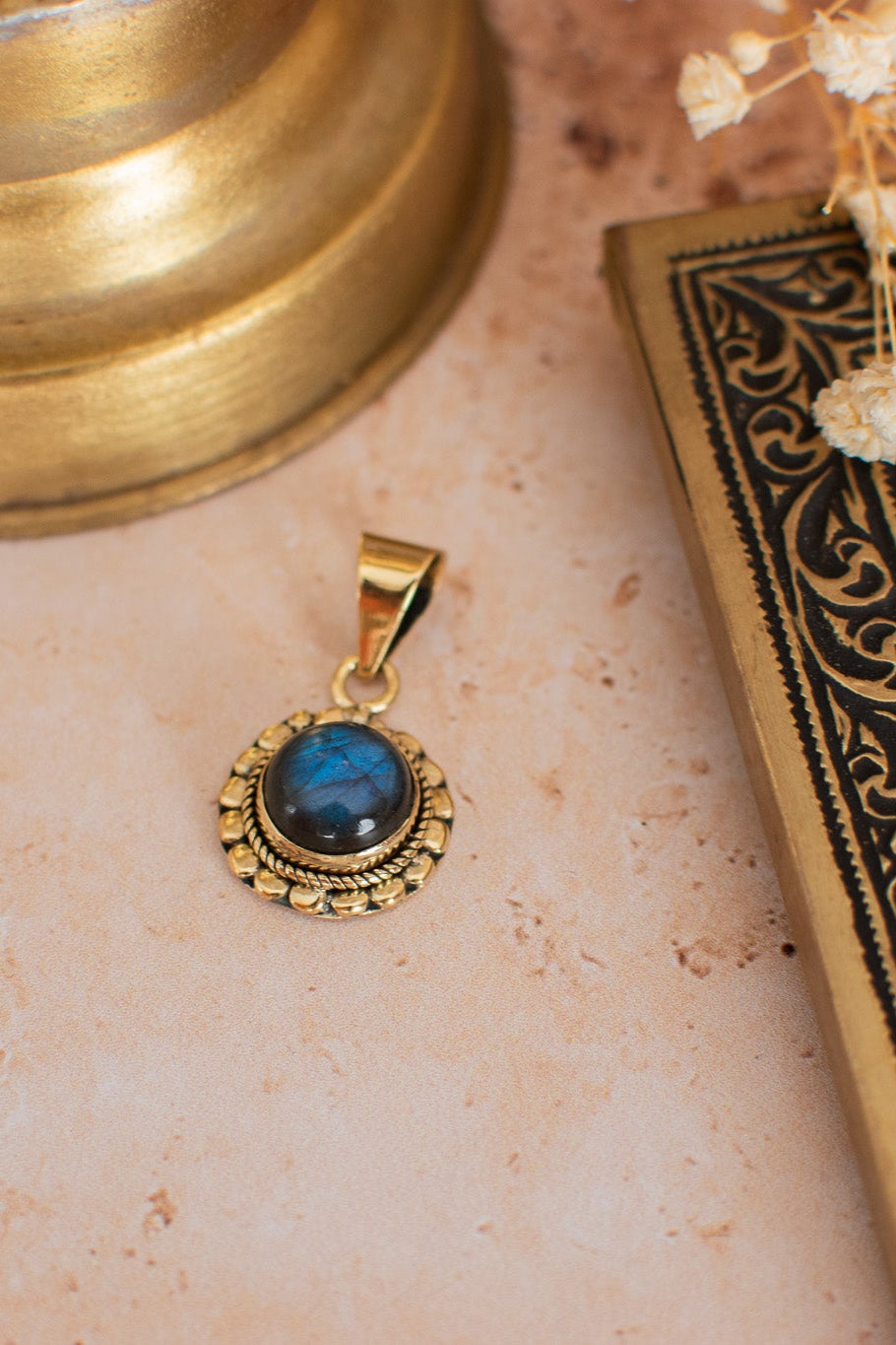 Pendentif labradorite