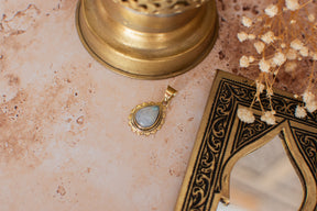 Pendentif pierre de lune