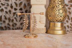 Boucles d'oreilles feuilles