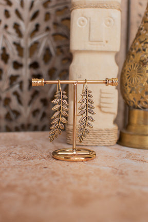 Boucles d'oreilles feuilles