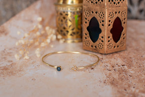 Bracelet fin labradorite