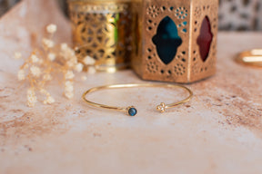 Bracelet fin labradorite