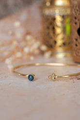 Bracelet fin labradorite