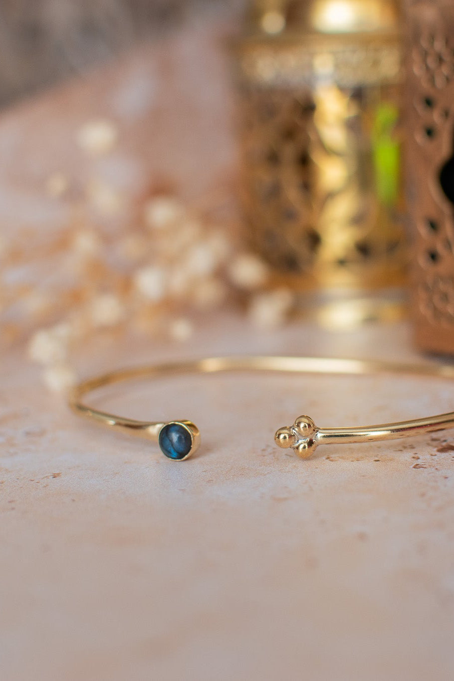 Bracelet fin labradorite