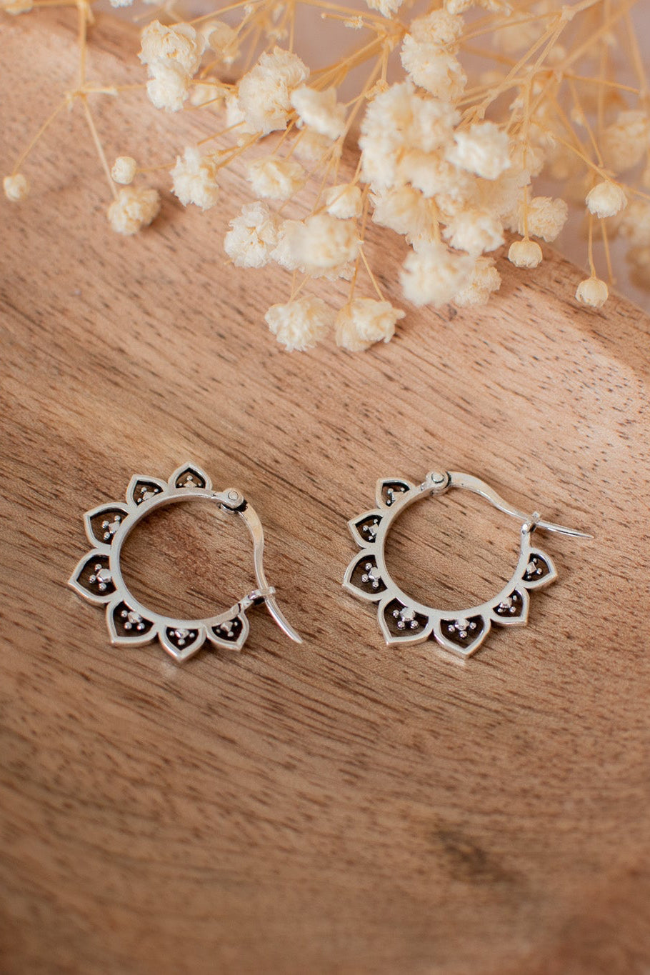 Hoop earrings
