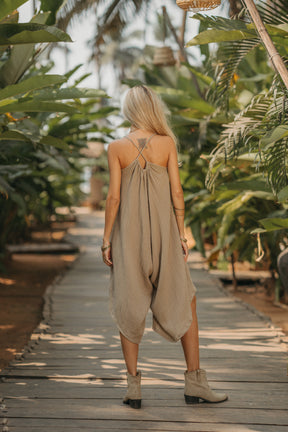 Salopette gaze de coton bio