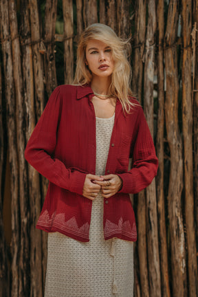 Chemise gaze de coton bio