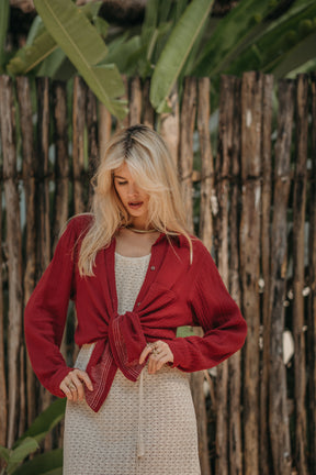 Chemise gaze de coton bio