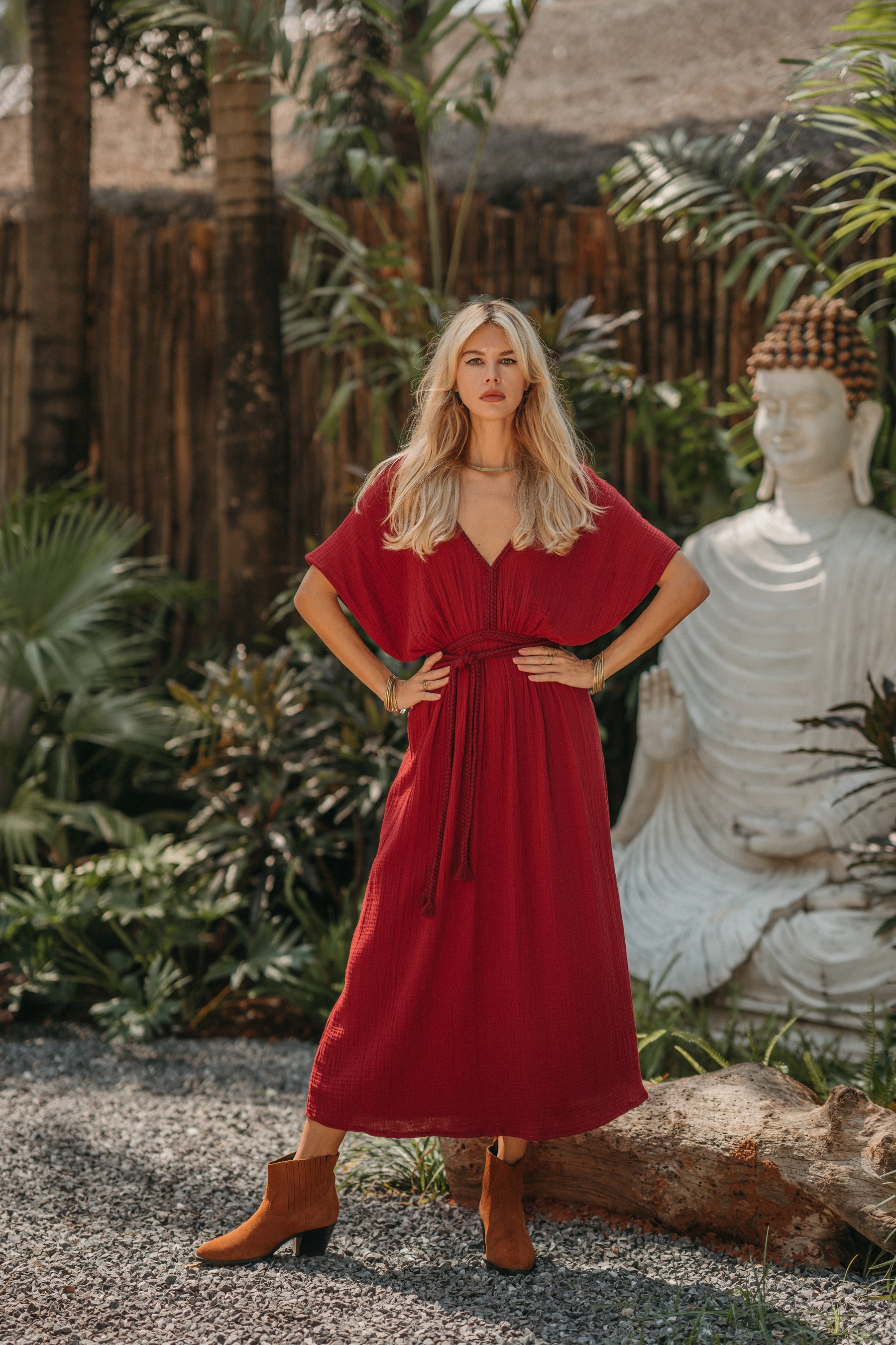 Organic cotton goddess dress