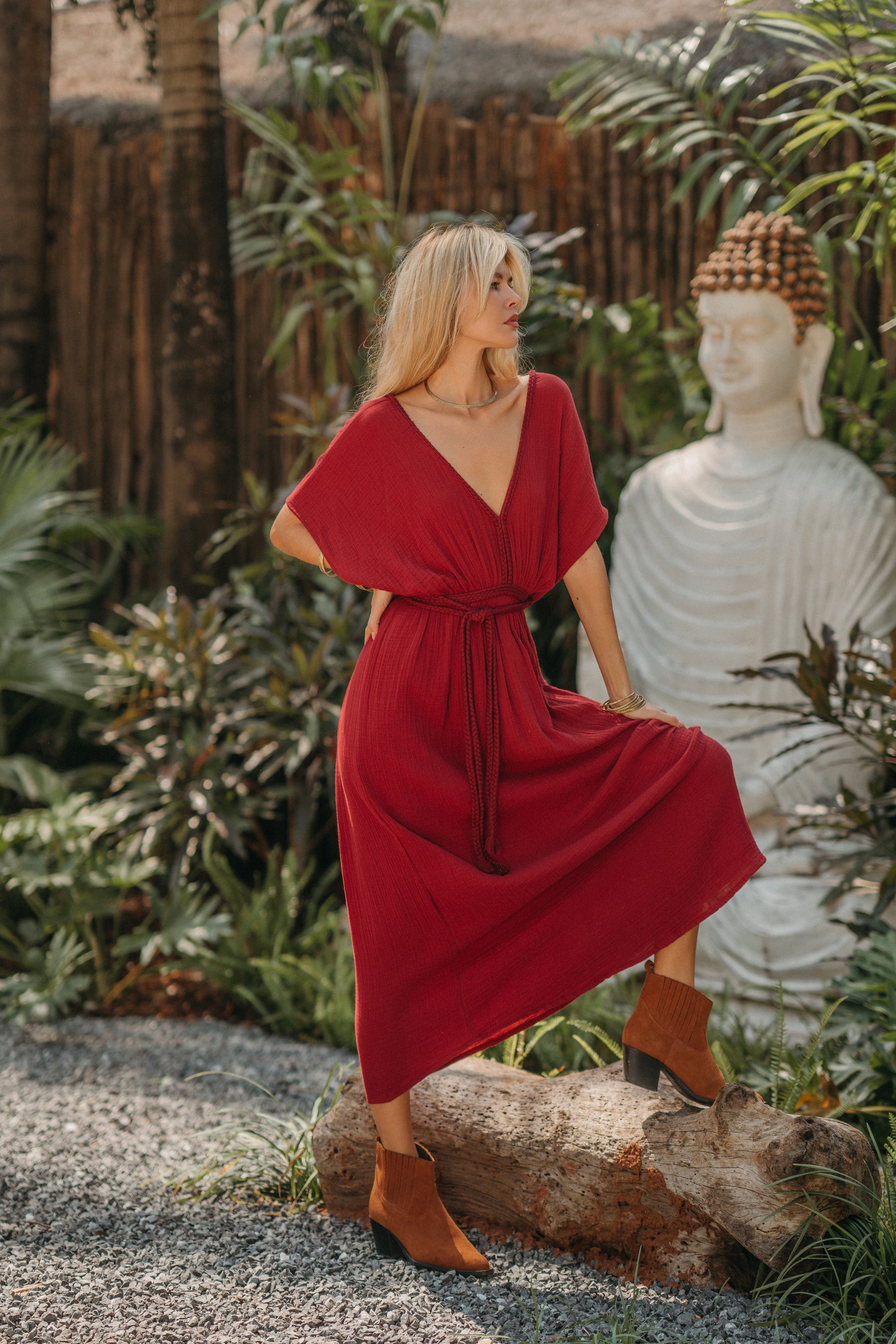 Organic cotton goddess dress