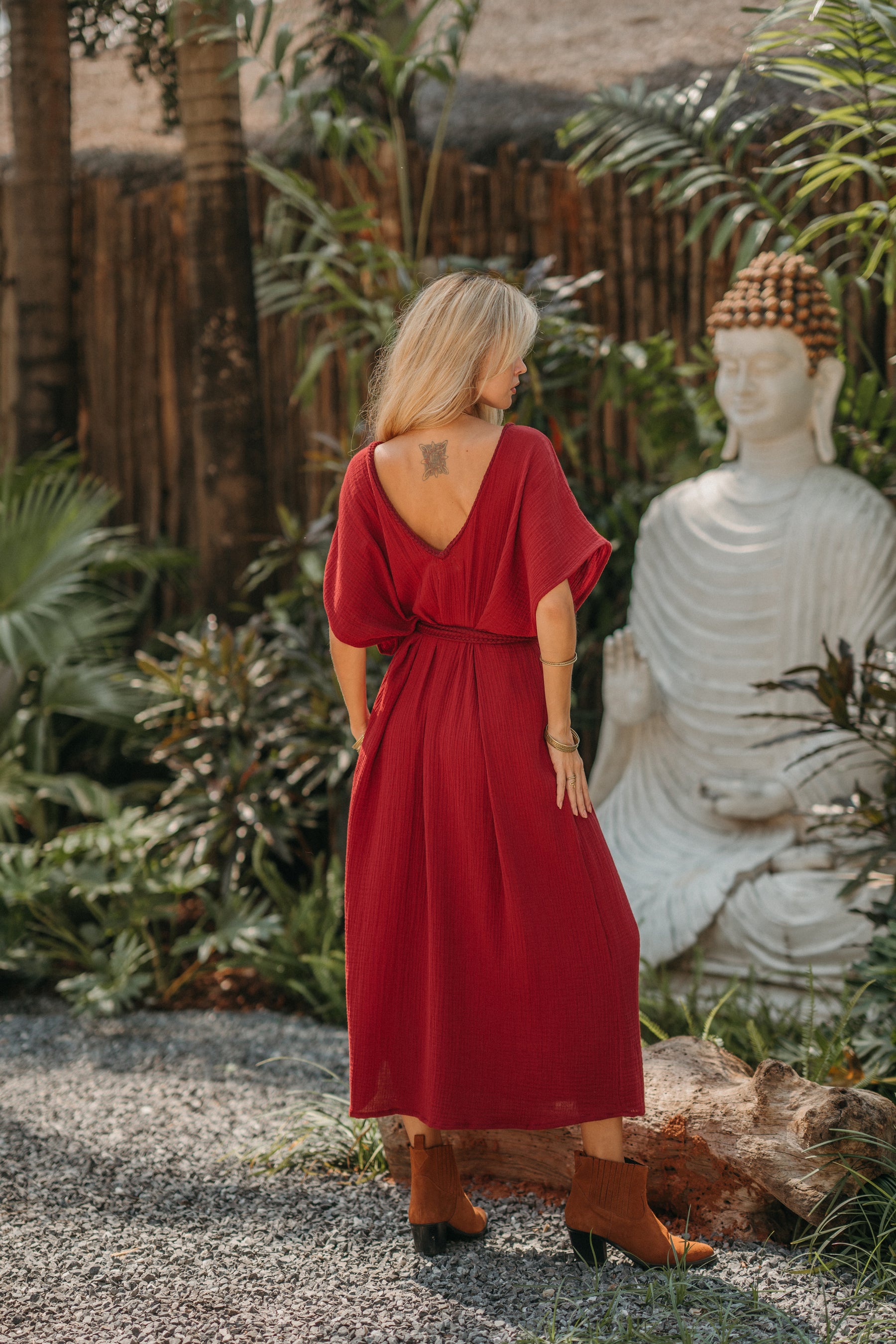 Organic cotton goddess dress